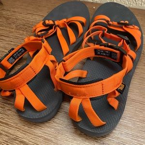 Orange Teva Size 11